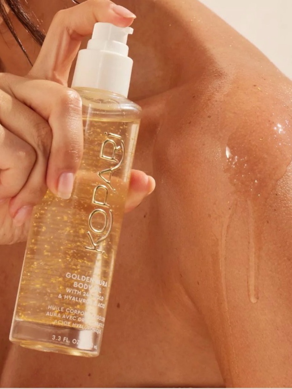 Kopari NEW Golden Aura Body Oil with 24K Gold & Hyaluronic Acid MSRP $42 - Picture 2 of 7